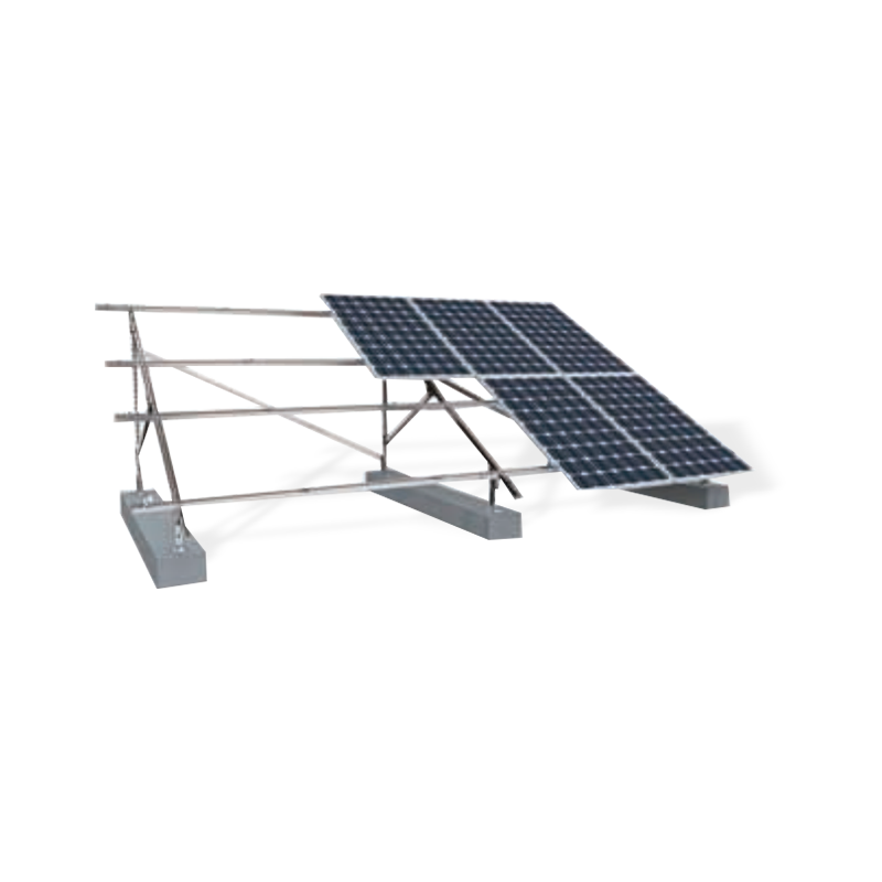Sistema de montaje fotovoltaico de acero de tipo C de doble involución
