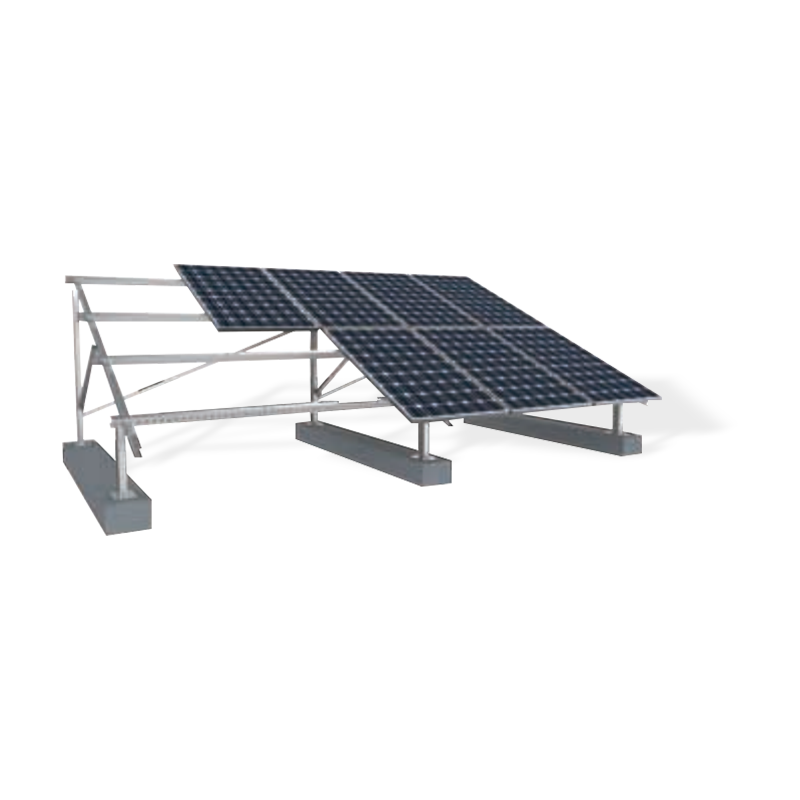 Sistema de montaje fotovoltaico de acero tipo C para central fotovoltaica terrestre