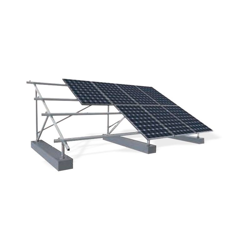 Sistema de montaje fotovoltaico molido