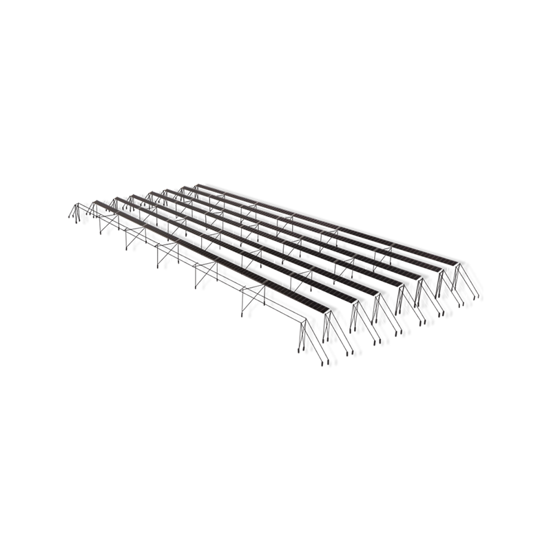 Sistema de tierra solar Soporte fijo flexible de acero galvanizado